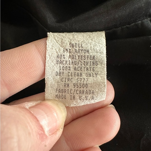 VTG Casual Options Woven Men's L Classic 5 Button Dress Vest Blue & Green Unique - Picture 6 of 6